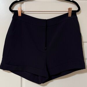 Cinq a Sept Navy High Waist Shorts